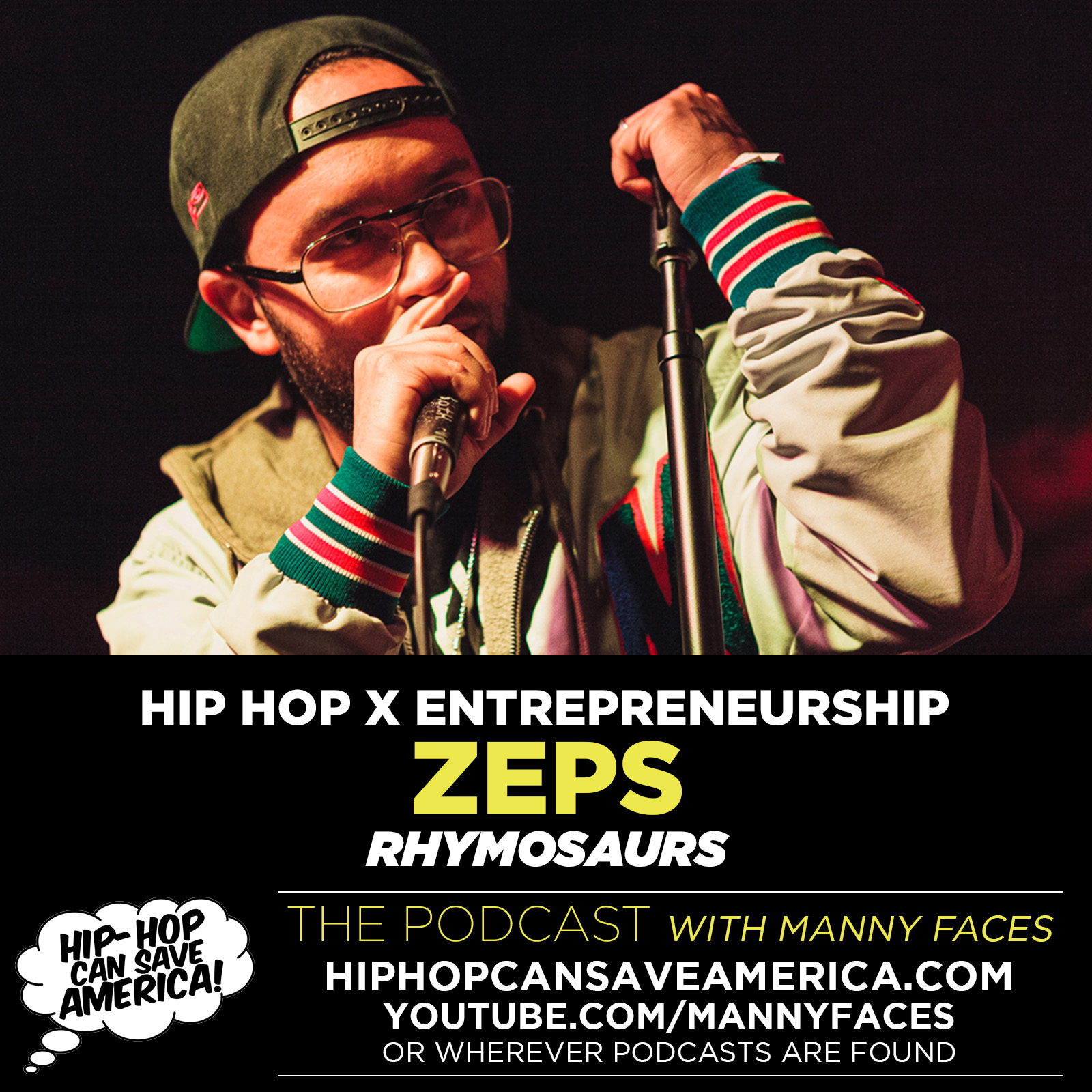 Hip Hop, Entrepreneurship & Rapping Dinosaurs w/ Zeps, Creator of Children’s Book Series Rhymosaurs
